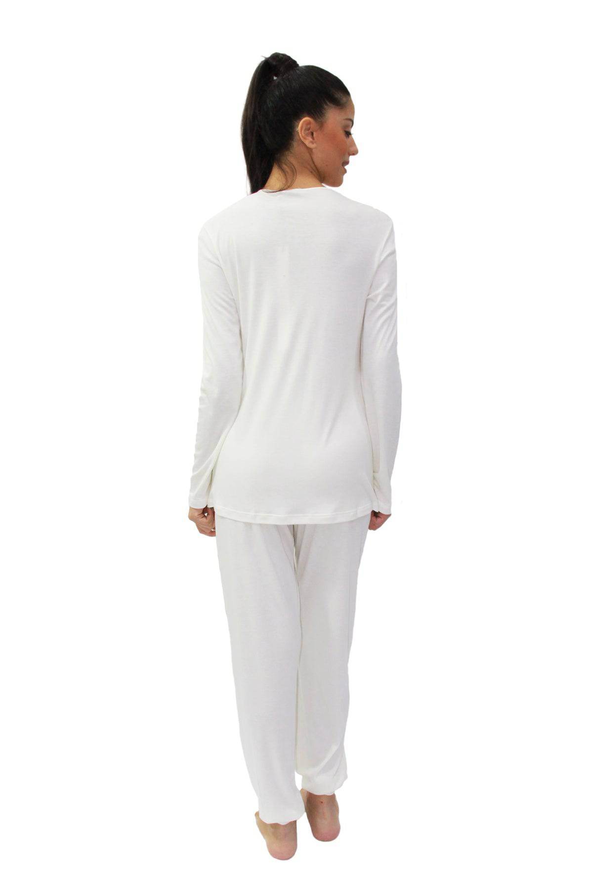 Pigiama Lungo Donna VLST60528 Luna di Seta - evabiancheria