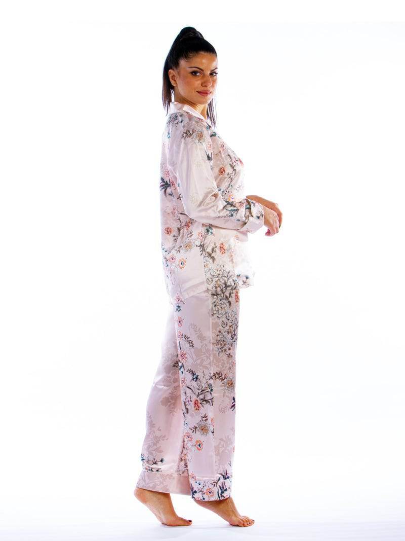 Pigiama Lungo Donna VSLT60835 Luna di Seta - evabiancheria