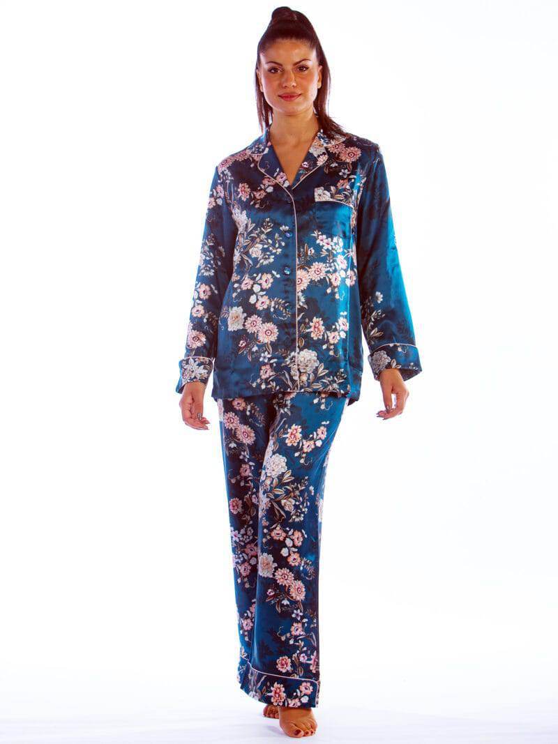 Pigiama Lungo Donna VSLT60835 Luna di Seta - evabiancheria