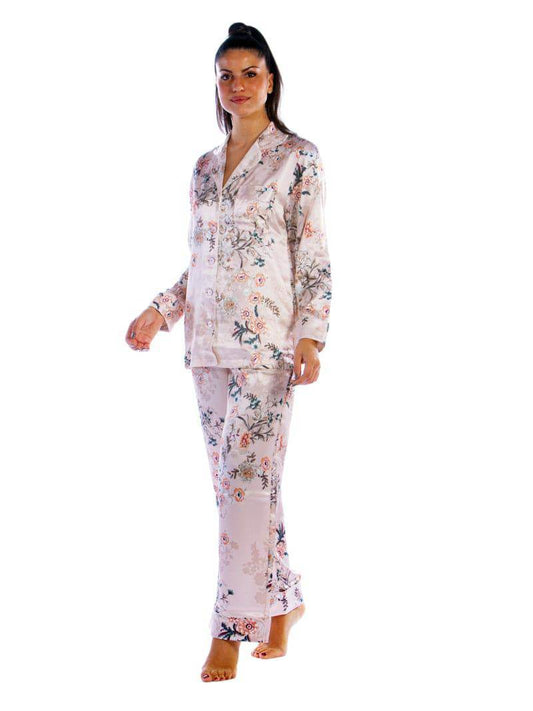 Pigiama Lungo Donna VSLT60835 Luna di Seta - evabiancheria
