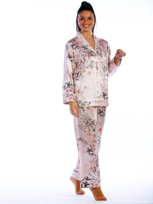 Pigiama Lungo Donna VSLT60835 Luna di Seta - evabiancheria
