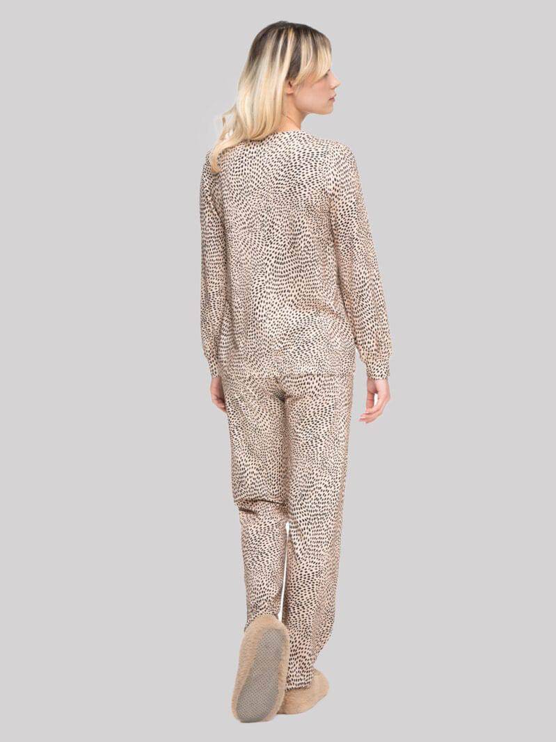 Pigiama Lungo Donna ZAFFERANO 8061 Pepita - evabiancheria