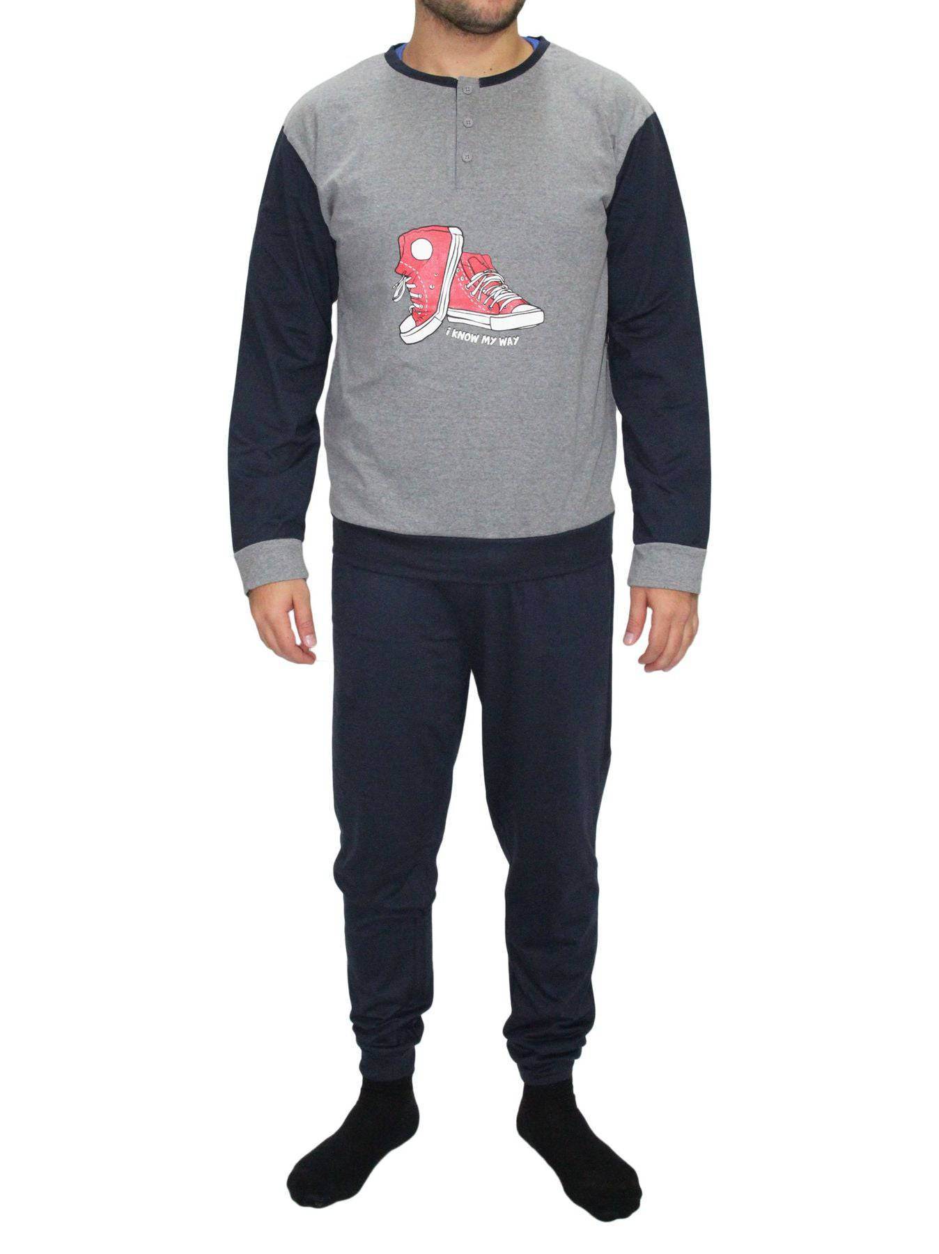 Pigiama Lungo Uomo 151 PF Dandy Ironic - evabiancheria