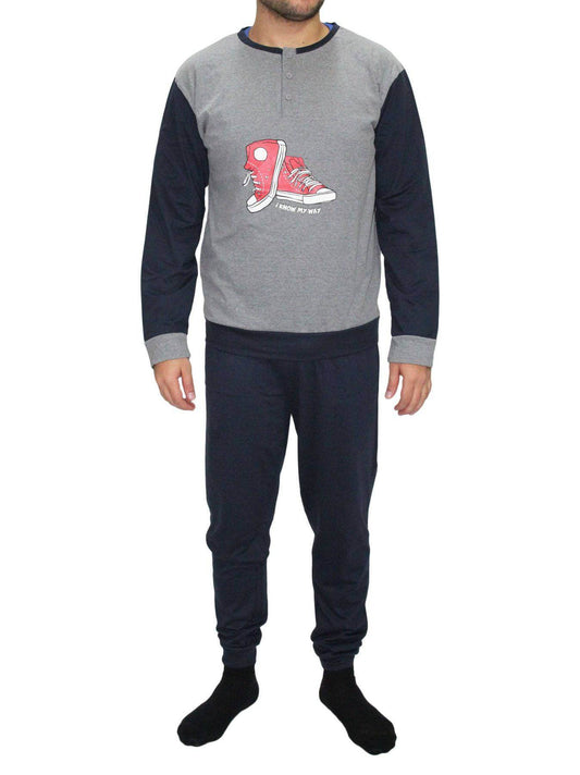 Pigiama Lungo Uomo 151 PF Dandy Ironic - evabiancheria