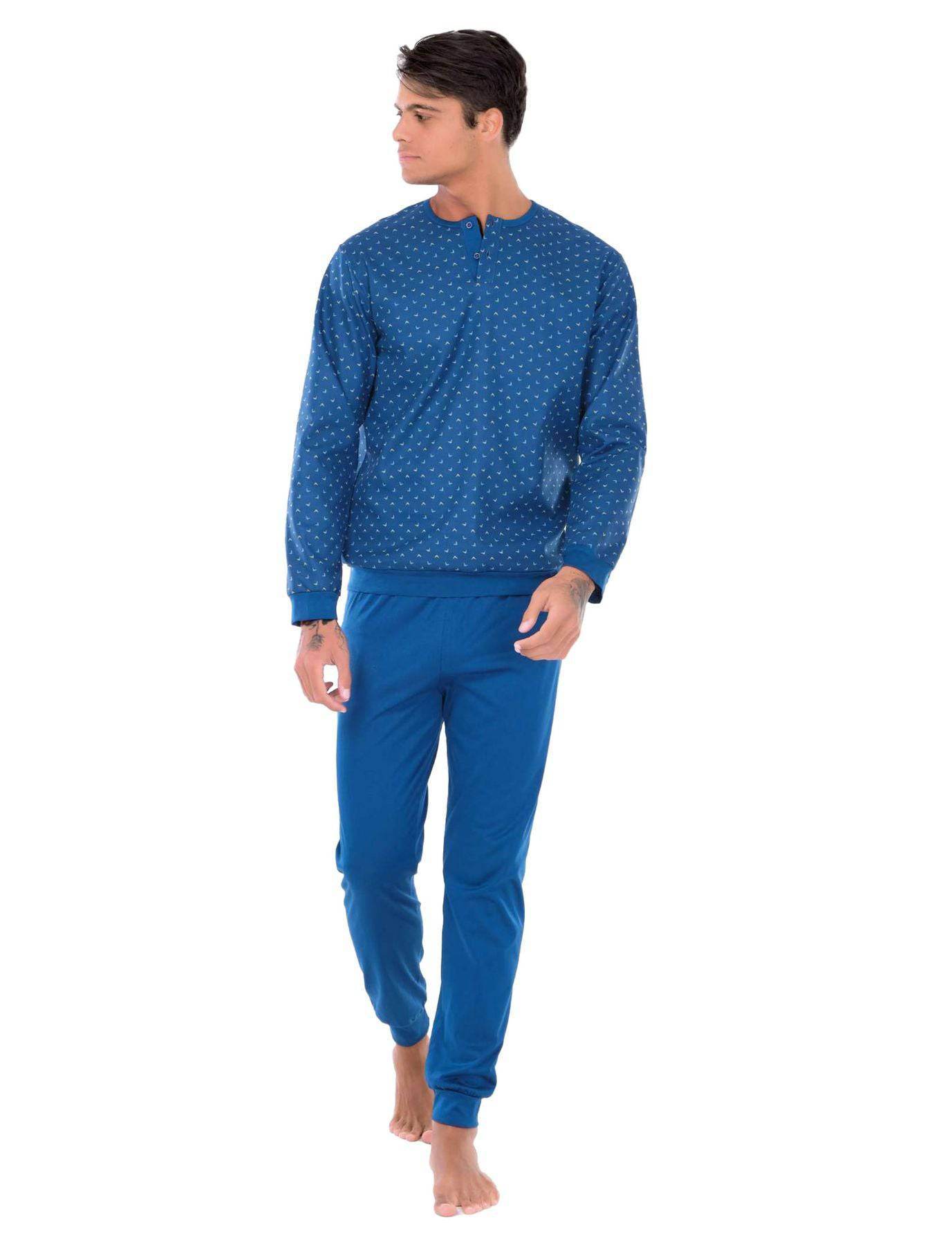 Pigiama Lungo Uomo Ballata 4503 Ferrucci - evabiancheria