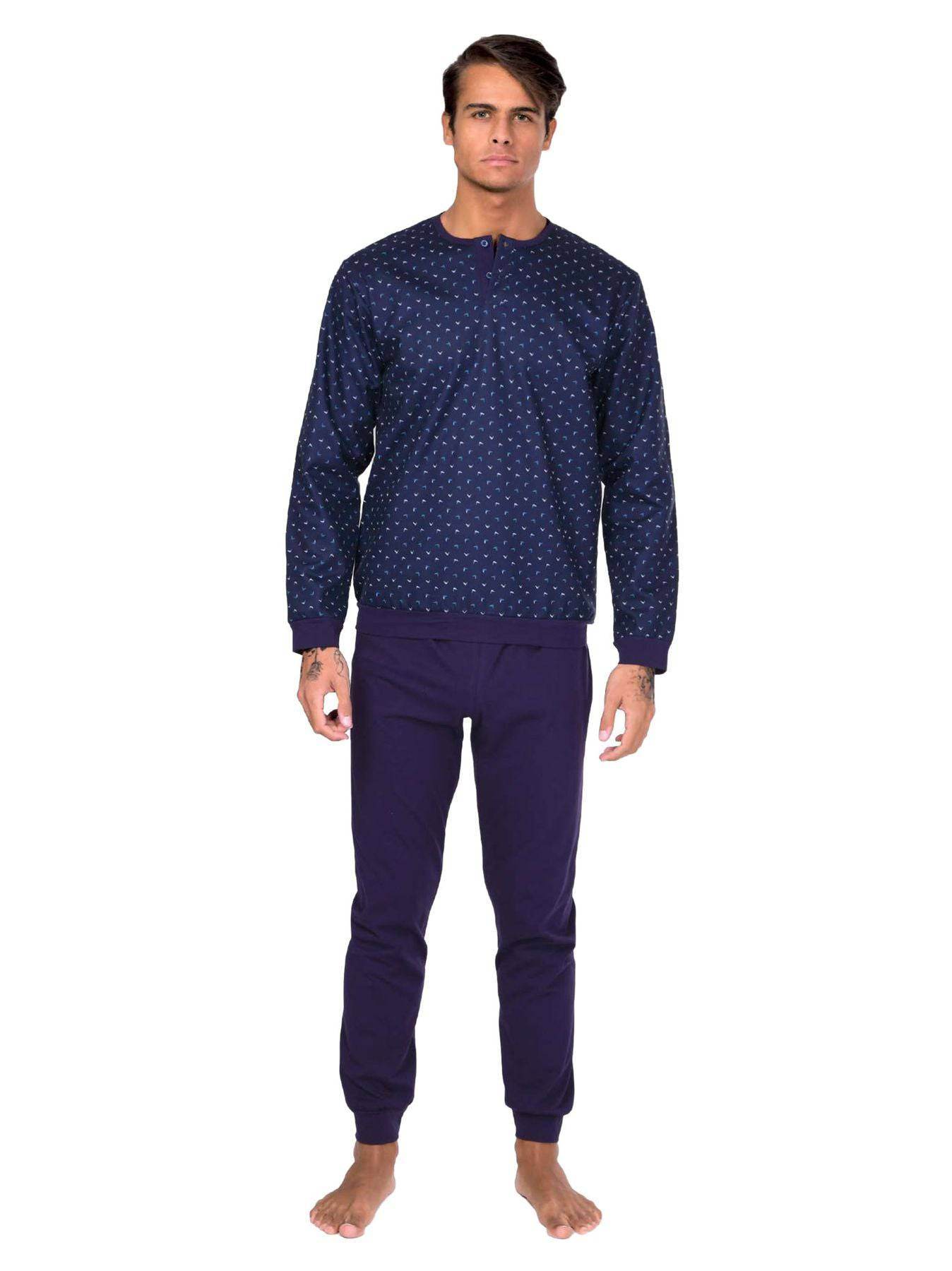 Pigiama Lungo Uomo Ballata 4503 Ferrucci - evabiancheria