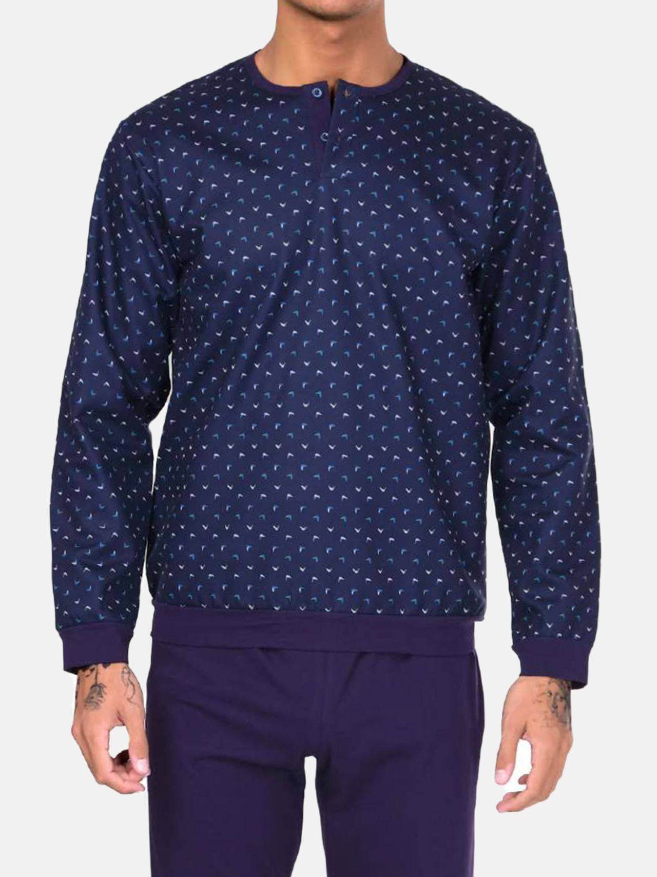 Pigiama Lungo Uomo Ballata 4503 Ferrucci - evabiancheria