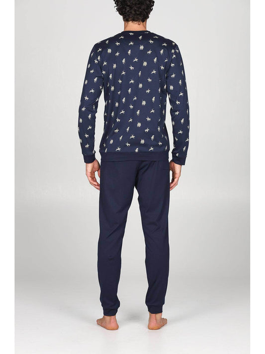 Pigiama Lungo Uomo Balti Jal805 Cavalli Julipet - evabiancheria
