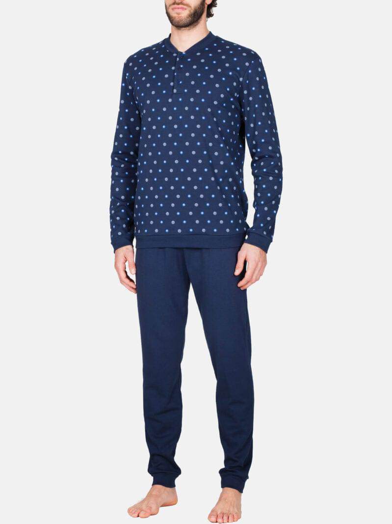 Pigiama Lungo Uomo DAVOLI JAL549 Julipet - evabiancheria