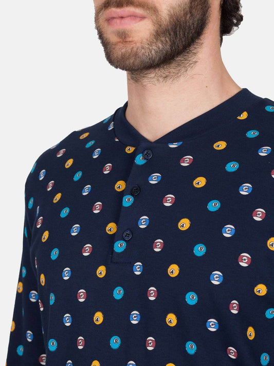 Pigiama Lungo Uomo DERVIO JAL559 Julipet - evabiancheria