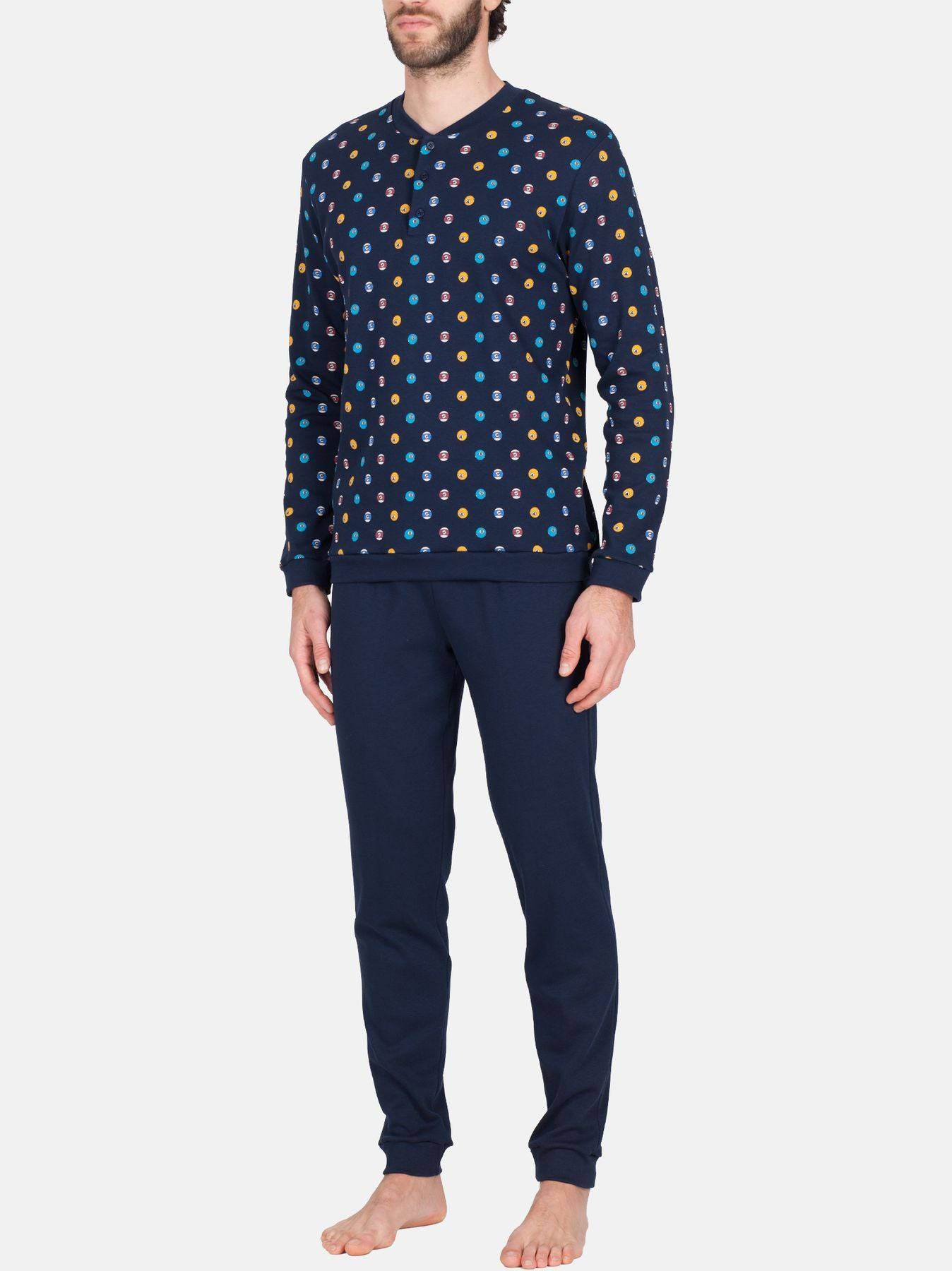 Pigiama Lungo Uomo DERVIO JAL559 Julipet - evabiancheria