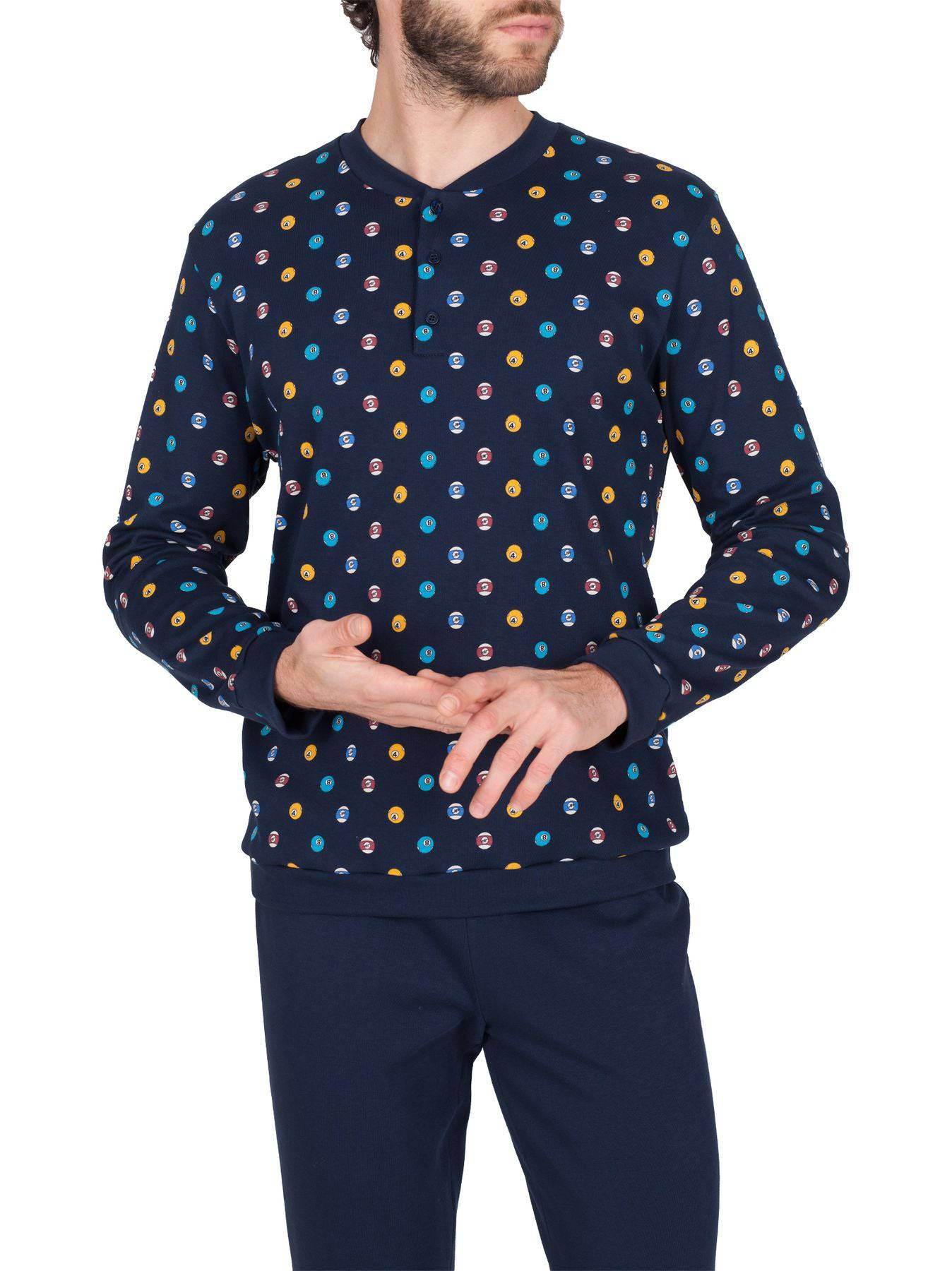 Pigiama Lungo Uomo DERVIO JAL559 Julipet - evabiancheria