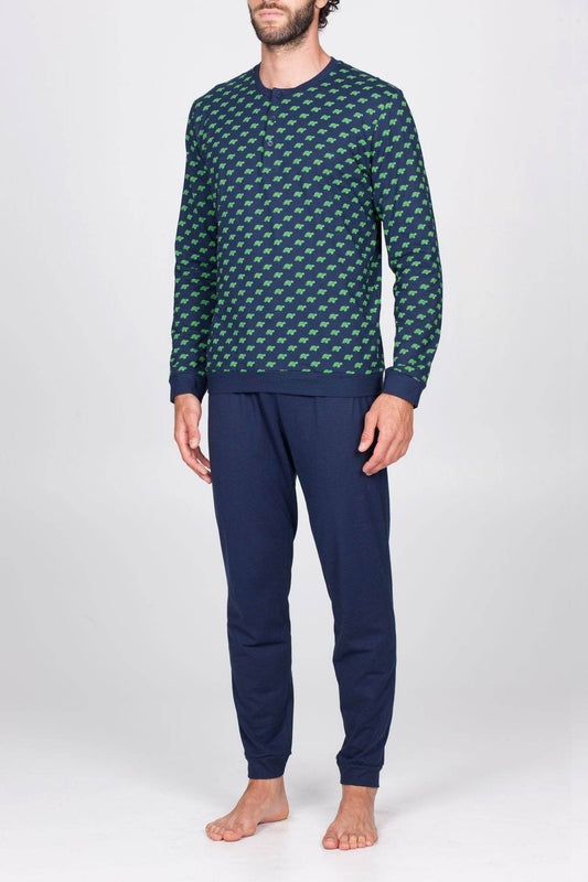 Pigiama Lungo Uomo FIESOLE JAL657 Julipet - evabiancheria