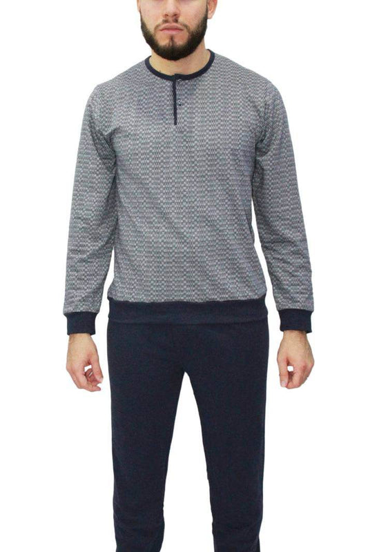 Pigiama Lungo Uomo POWER 3818 Ferrucci - evabiancheria