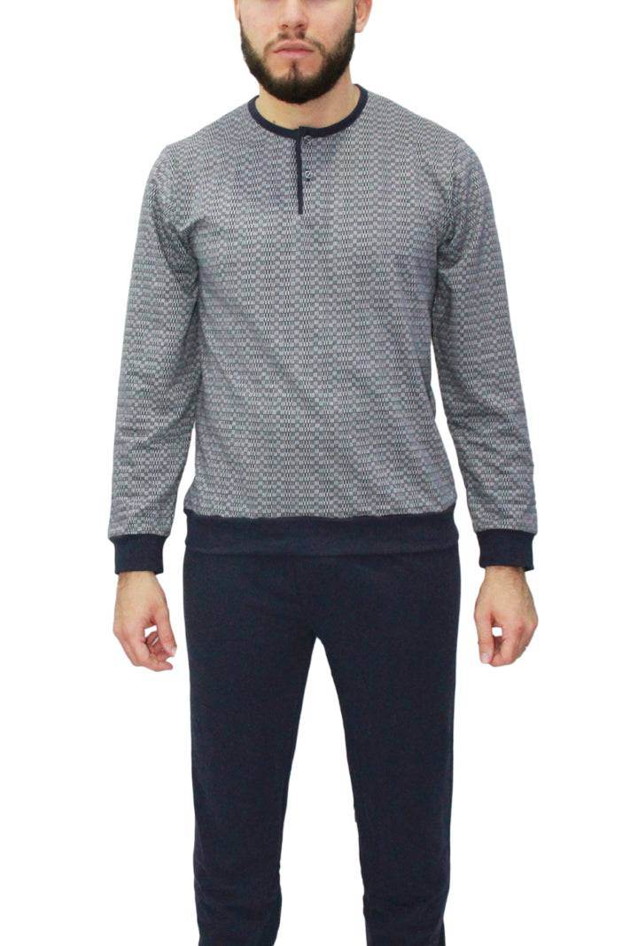 Pigiama Lungo Uomo POWER 3818 Ferrucci - evabiancheria