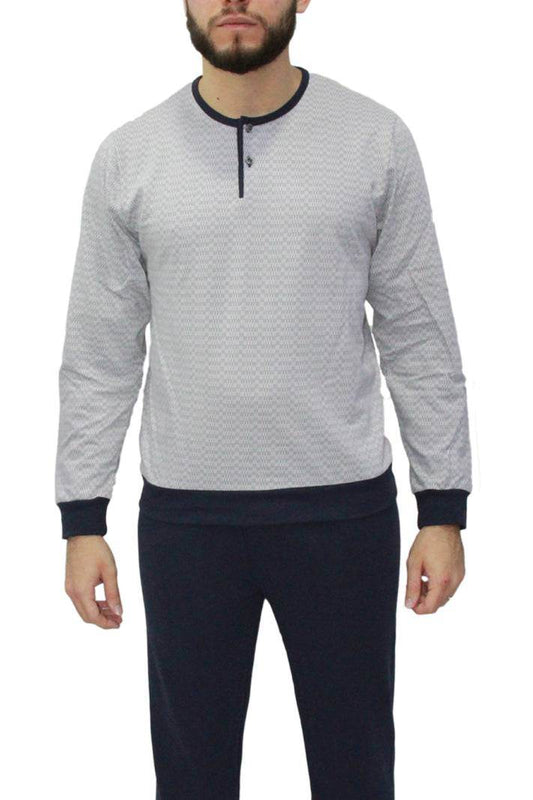 Pigiama Lungo Uomo POWER 3818 Ferrucci - evabiancheria