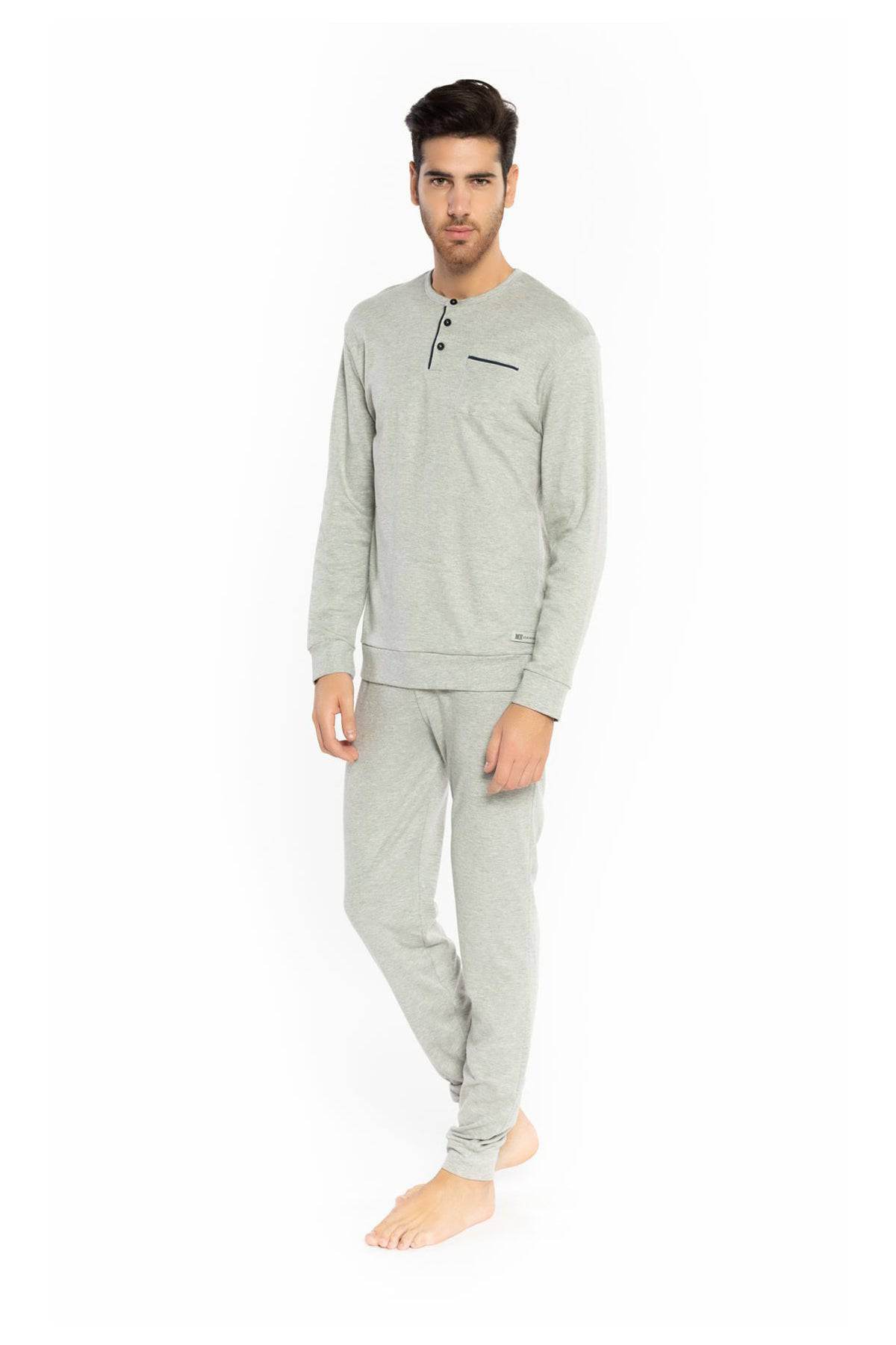 Pigiama Lungo Uomo PU357 Milk and Honey - evabiancheria