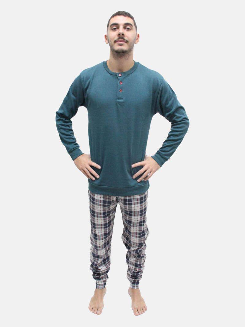 Pigiama Lungo Uomo PUO422 Milk and Honey - evabiancheria