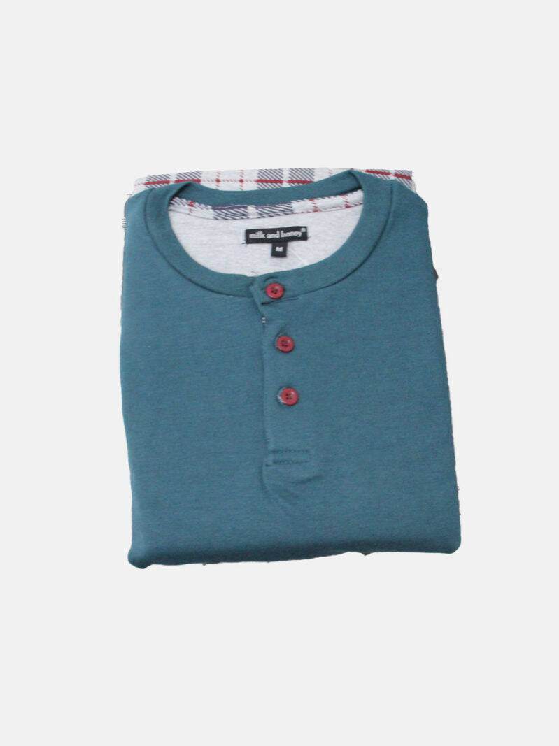 Pigiama Lungo Uomo PUO422 Milk and Honey - evabiancheria