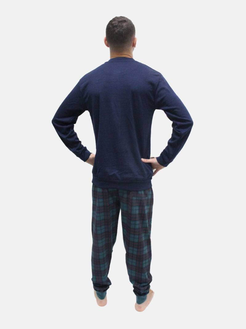 Pigiama Lungo Uomo PUO422 Milk and Honey - evabiancheria