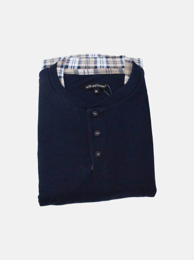 Pigiama Lungo Uomo PUO449 Milk and Honey - evabiancheria