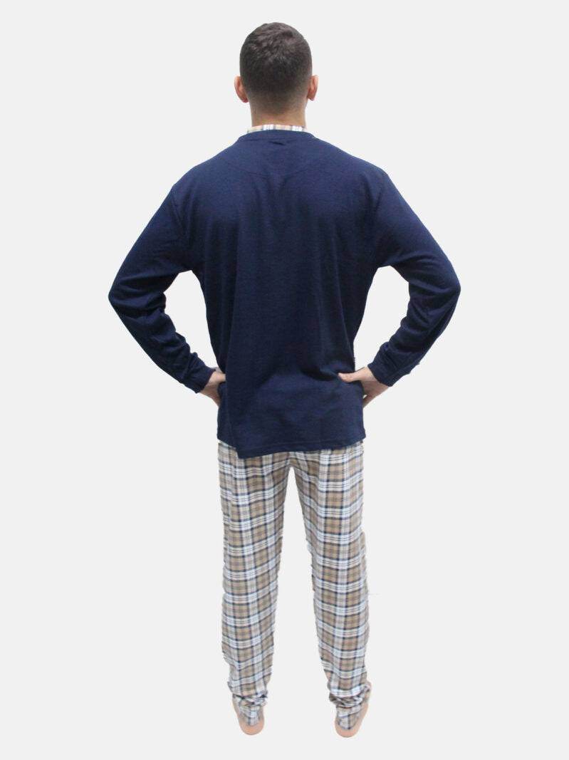 Pigiama Lungo Uomo PUO449 Milk and Honey - evabiancheria