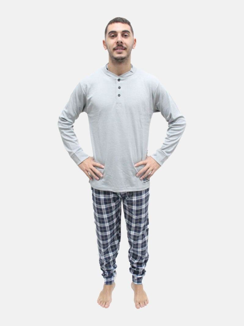 Pigiama Lungo Uomo PUO449 Milk and Honey - evabiancheria