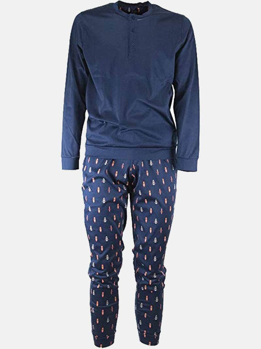Pigiama Lungo Uomo TAVIANO JAL486 Julipet - evabiancheria