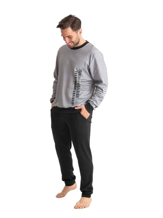 Pigiama Lungo Uomo UGANDA 4225 Ferrucci - evabiancheria
