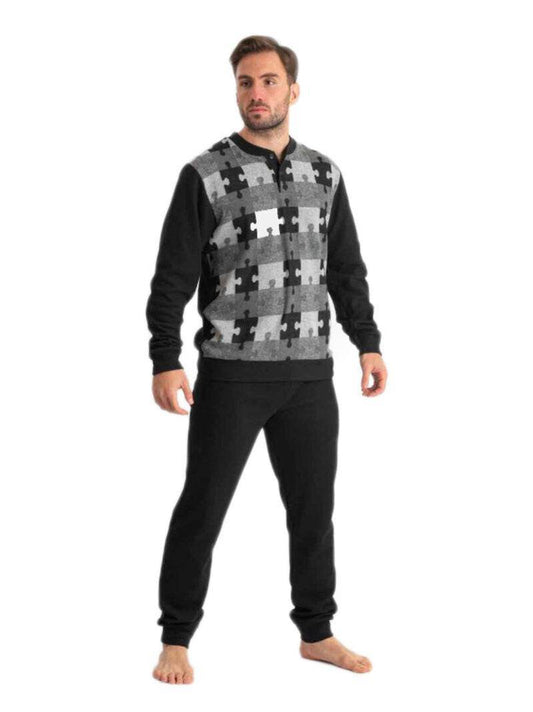 Pigiama Lungo Uomo UNIONE 4210 Ferrucci - evabiancheria