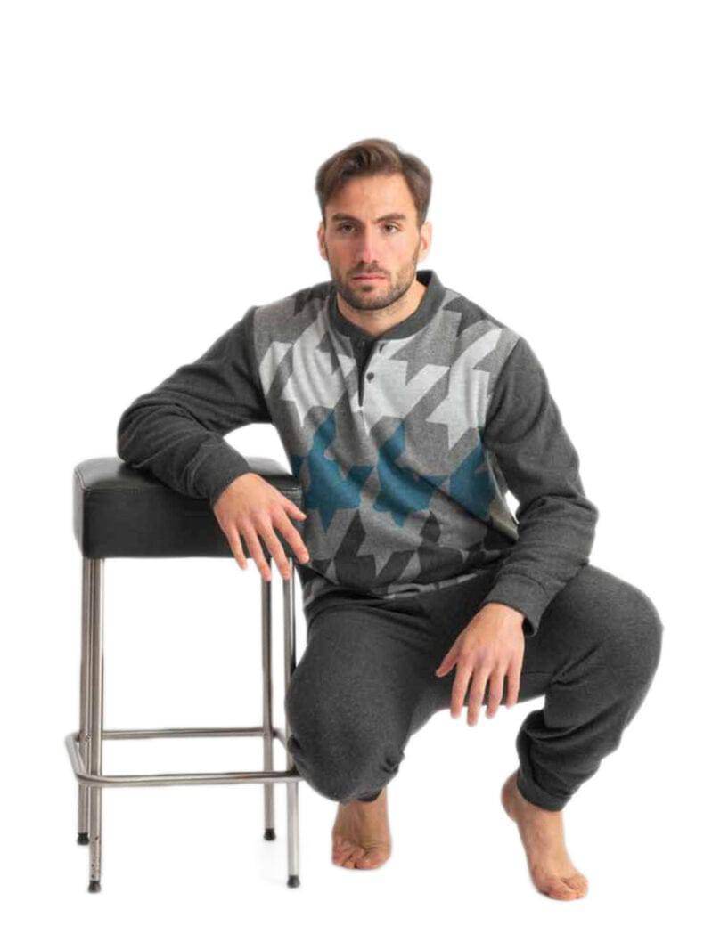 Pigiama Lungo Uomo UNIONE 4210 Ferrucci - evabiancheria