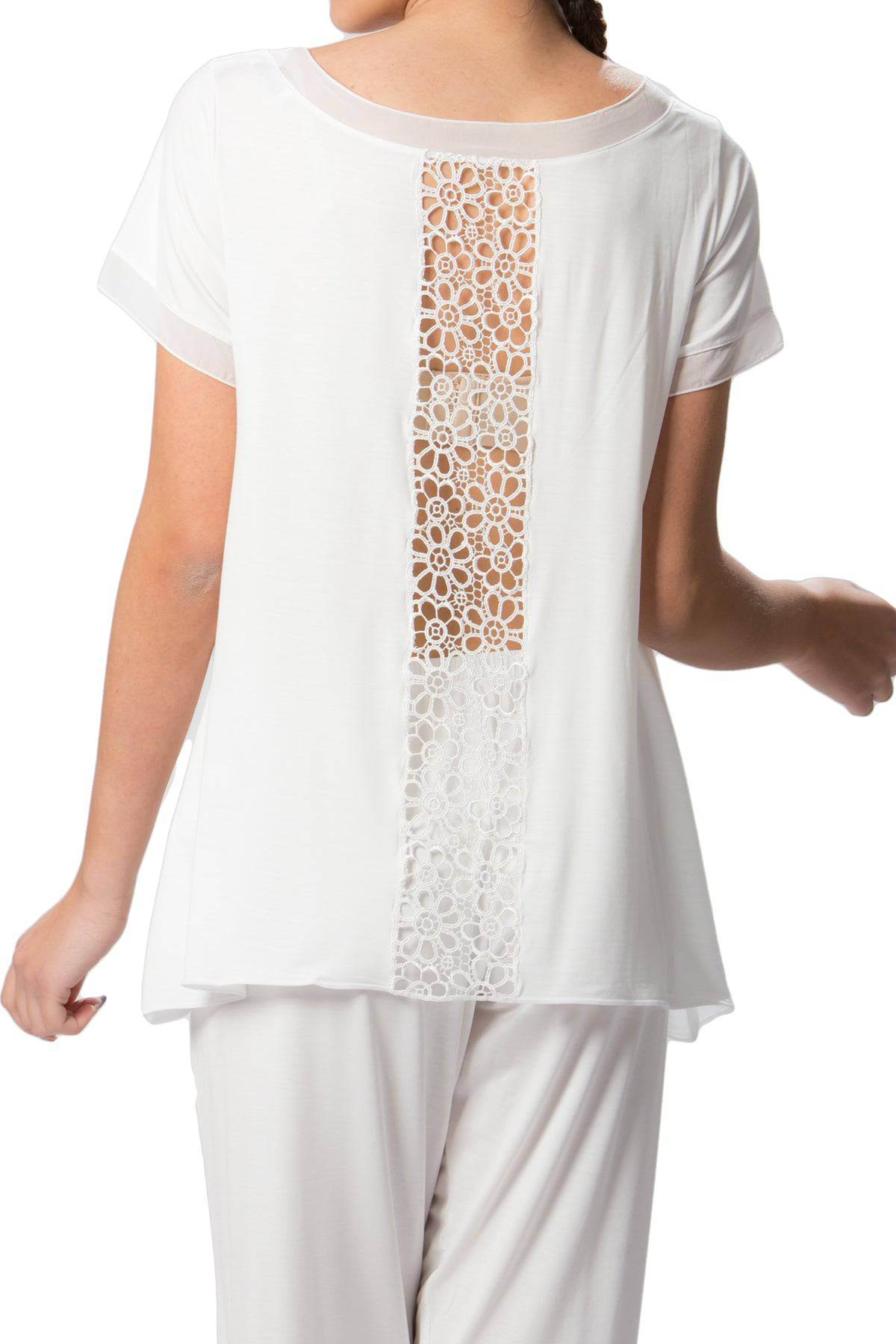 Pigiama Manica corta Donna L6J7514 Luna di Seta - evabiancheria