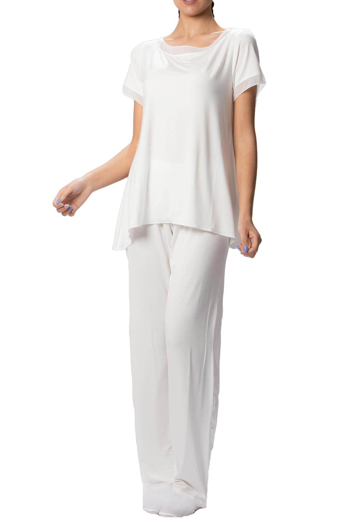 Pigiama Manica corta Donna L6J7514 Luna di Seta - evabiancheria