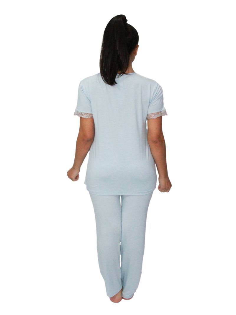 Pigiama Manica corta Panatalone lungo Donna E2015 Fida - evabiancheria