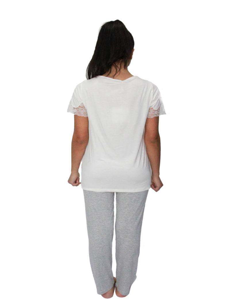 Pigiama Manica corta con pantalone lungo Donna DL0121 Liu Jo Home - evabiancheria