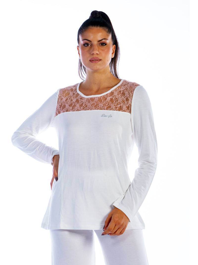 Pigiama Manica lunga Donna DL0042 Liu Jo Home - evabiancheria