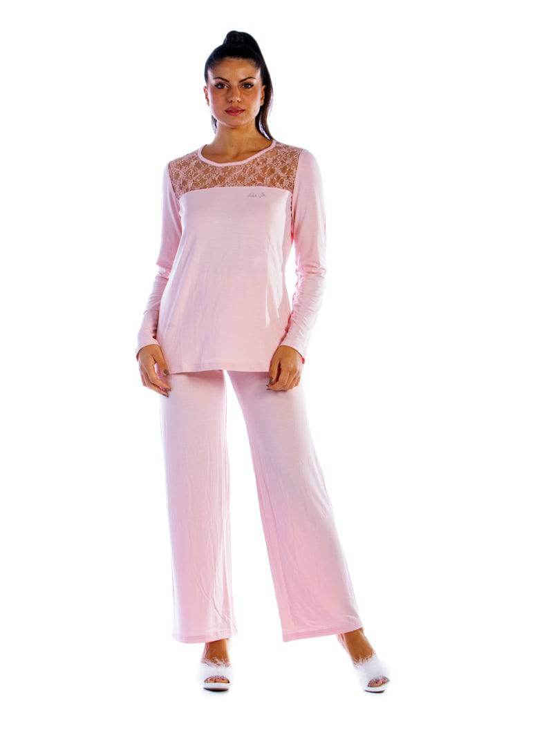 Pigiama Manica lunga Donna DL0042 Liu Jo Home - evabiancheria