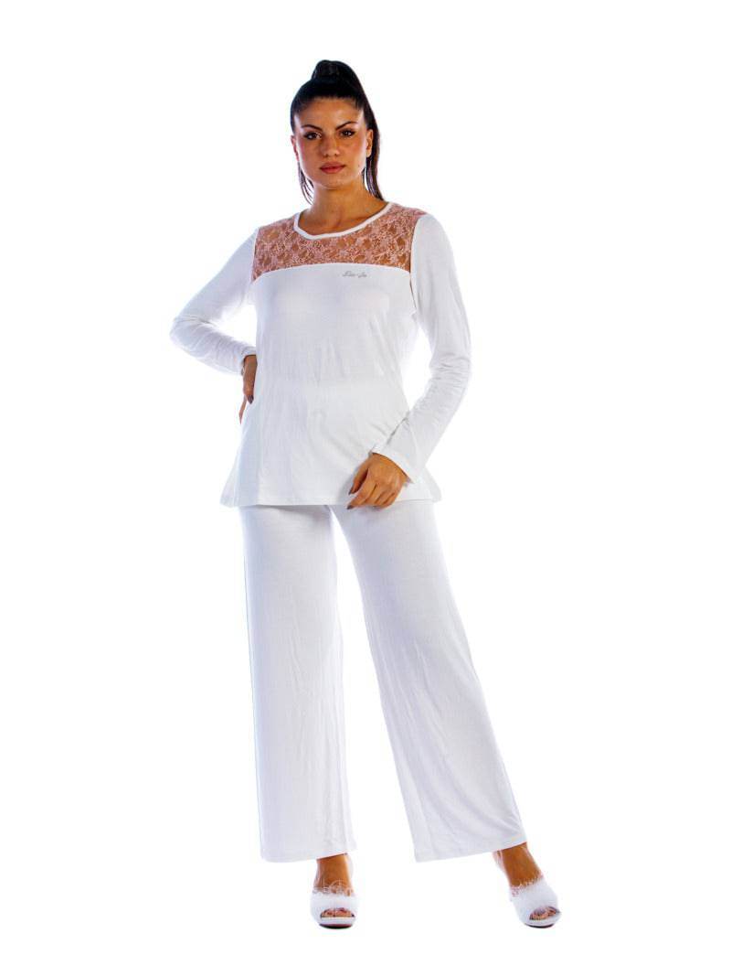 Pigiama Manica lunga Donna DL0042 Liu Jo Home - evabiancheria