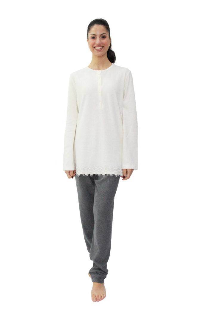 Pigiama Manica lunga Donna DL0351 Liu Jo Home - evabiancheria