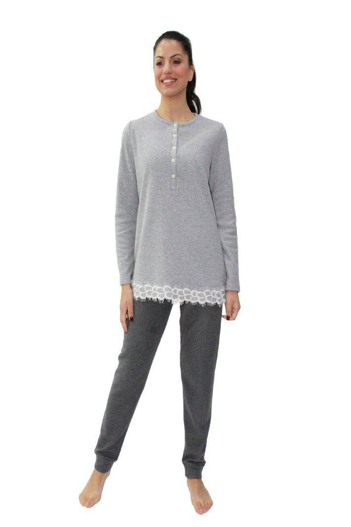 Pigiama Manica lunga Donna DL0351 Liu Jo Home - evabiancheria