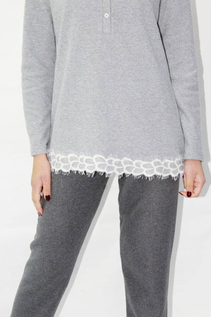 Pigiama Manica lunga Donna DL0351 Liu Jo Home - evabiancheria
