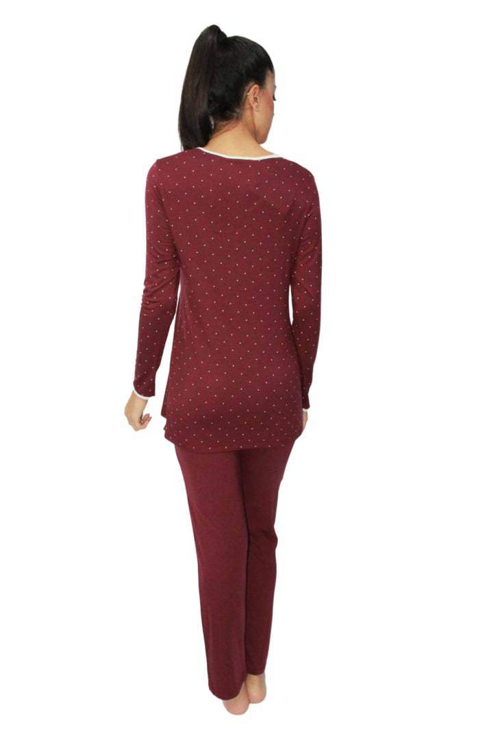 Pigiama Manica lunga Donna ELVIRA 3 Julie - evabiancheria