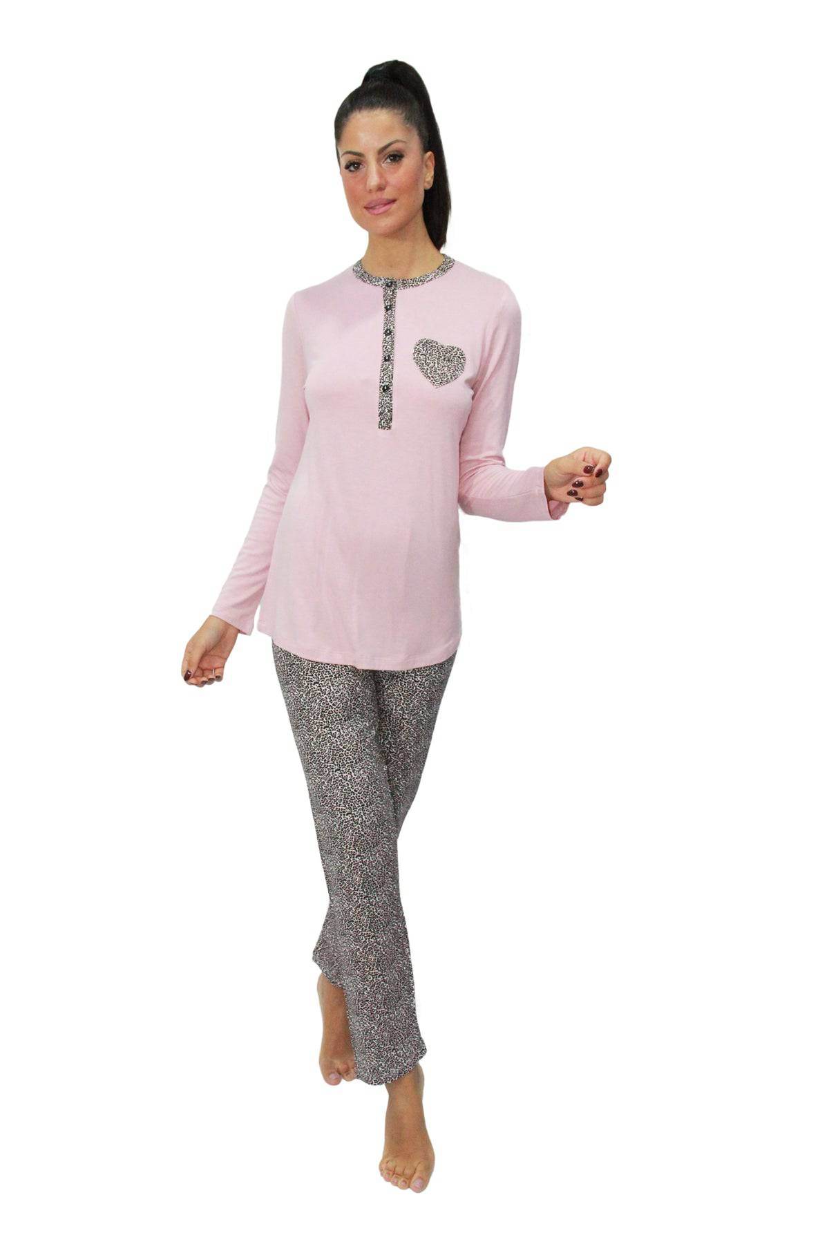 Pigiama Manica lunga Donna EMY 3 Julie - evabiancheria