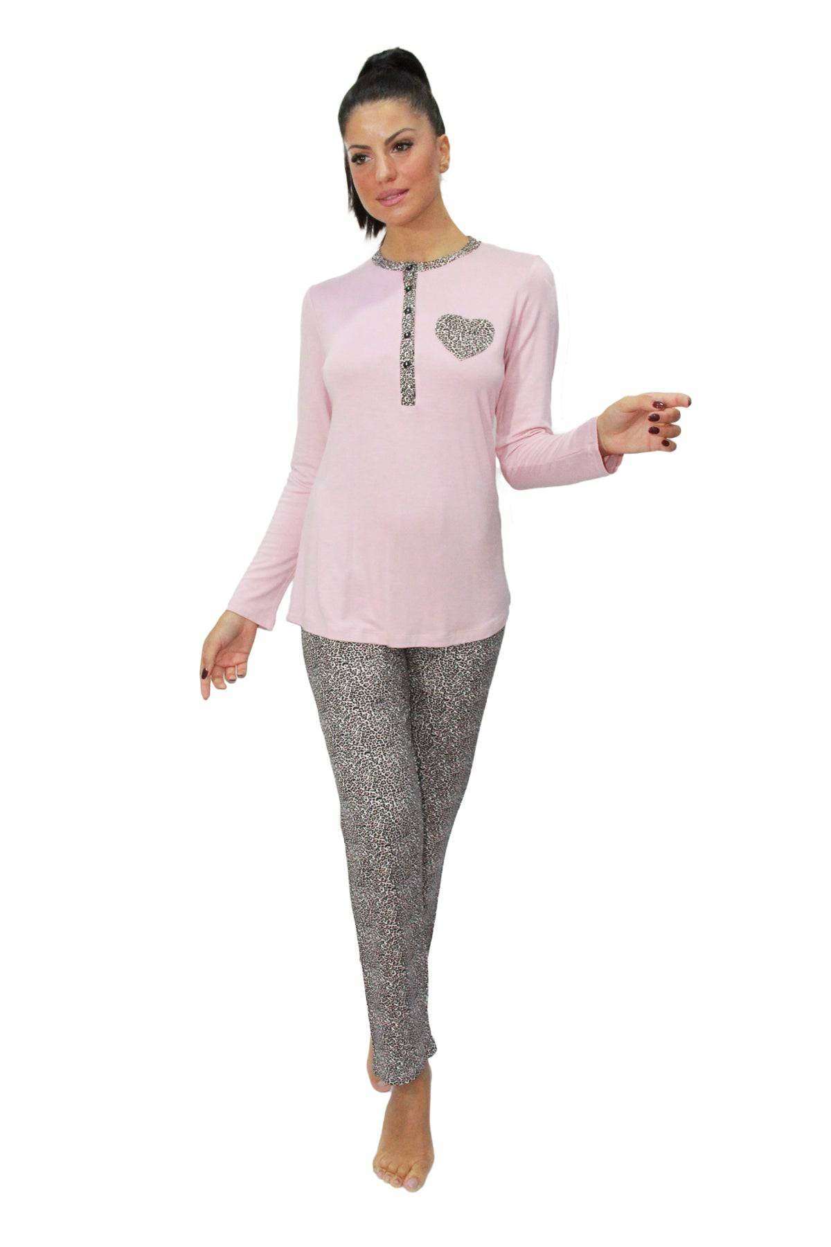 Pigiama Manica lunga Donna EMY 3 Julie - evabiancheria