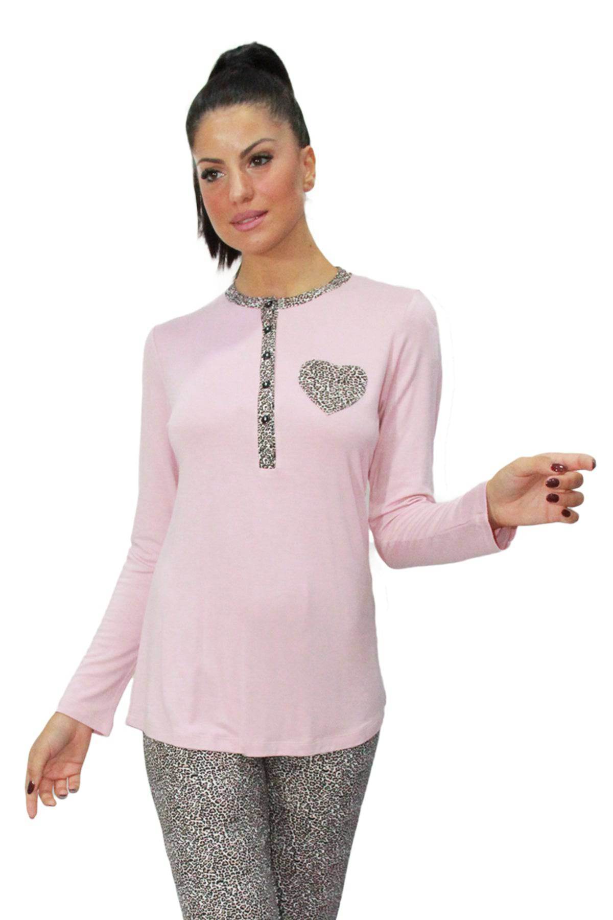 Pigiama Manica lunga Donna EMY 3 Julie - evabiancheria