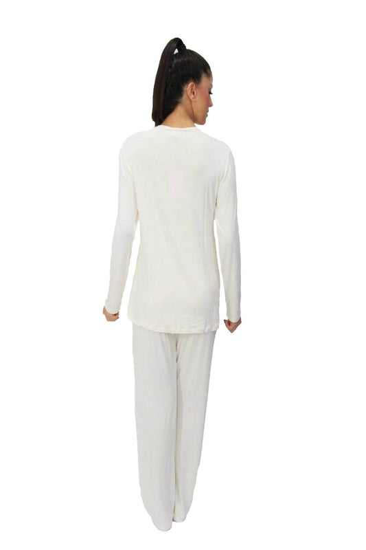 Pigiama Manica lunga Donna EURIDICE 6590 Pepita - evabiancheria