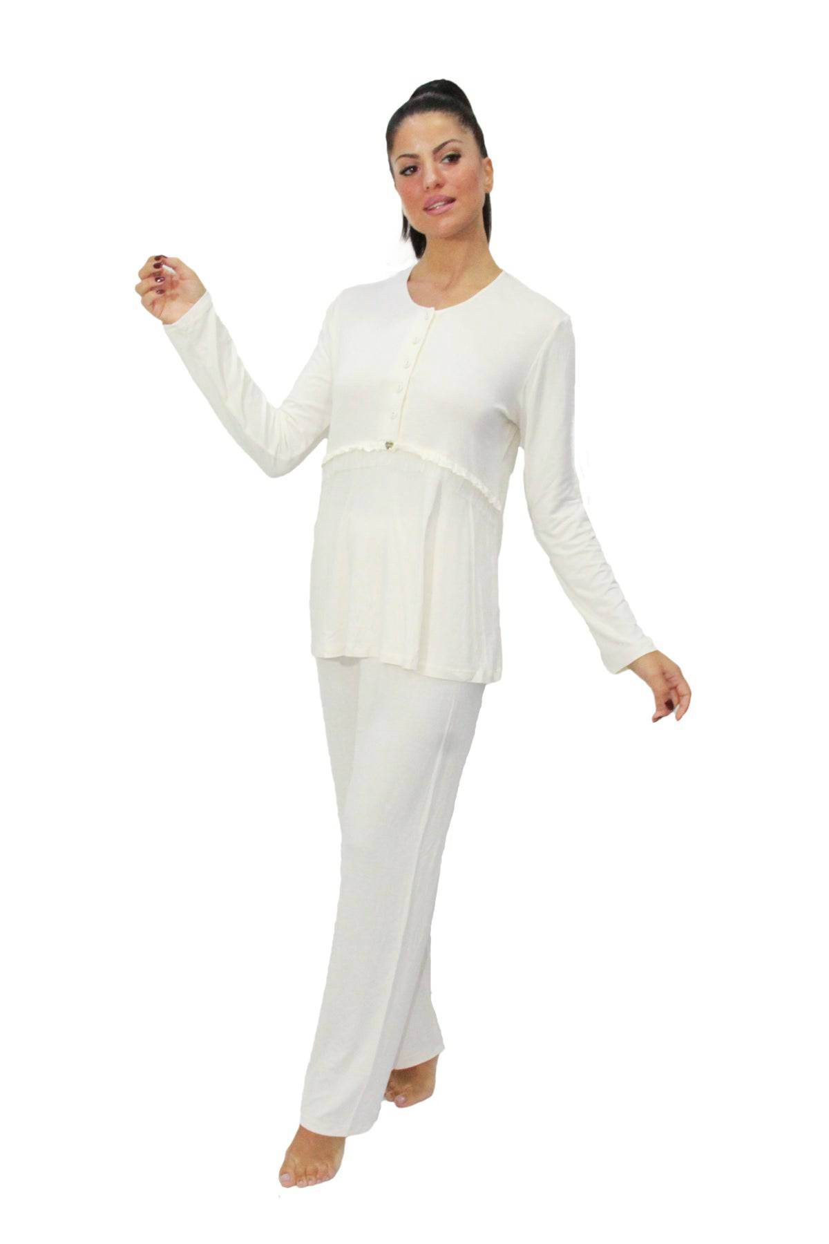 Pigiama Manica lunga Donna EURIDICE 6590 Pepita - evabiancheria