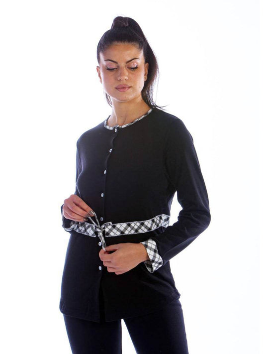 Pigiama Manica lunga Donna GIADA 3AP Julie - evabiancheria