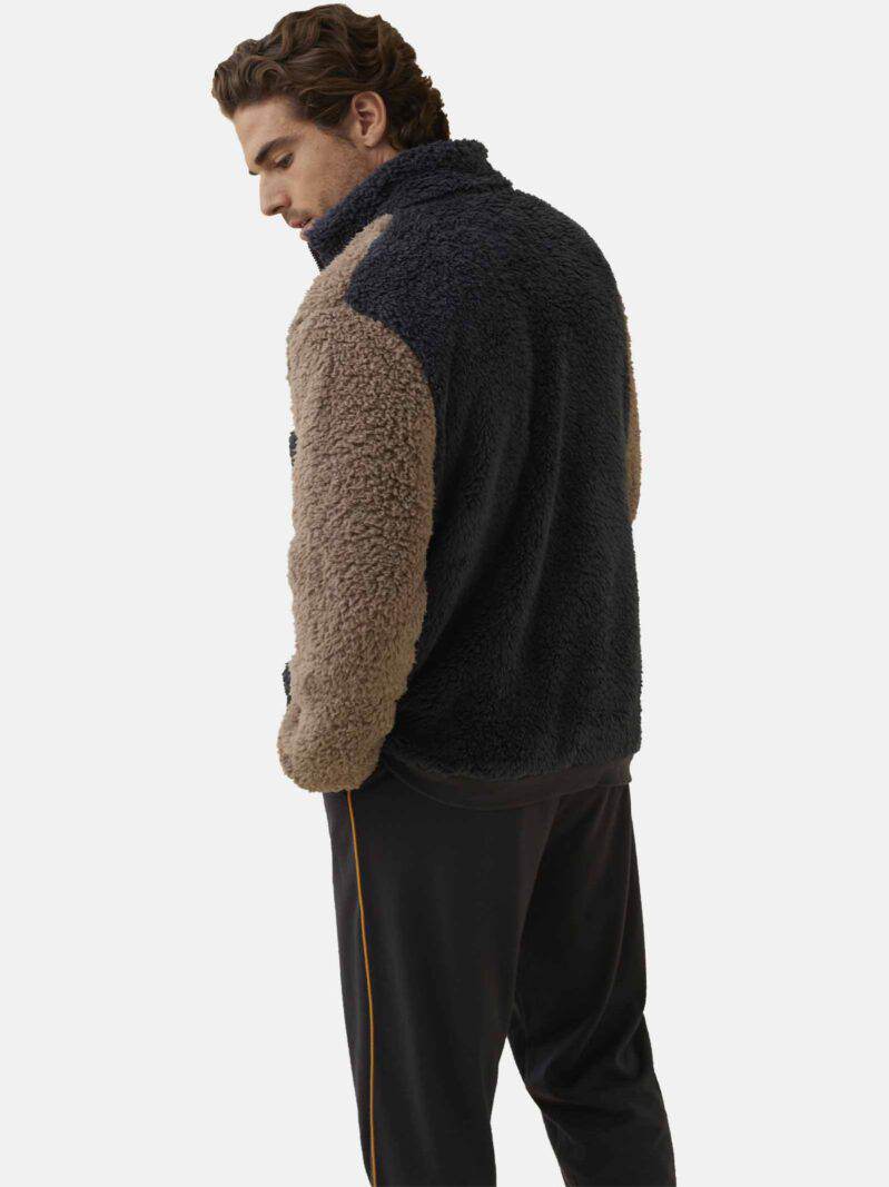 Pigiama Pigiama +Giacca Uomo H33043 blu Promise - evabiancheria