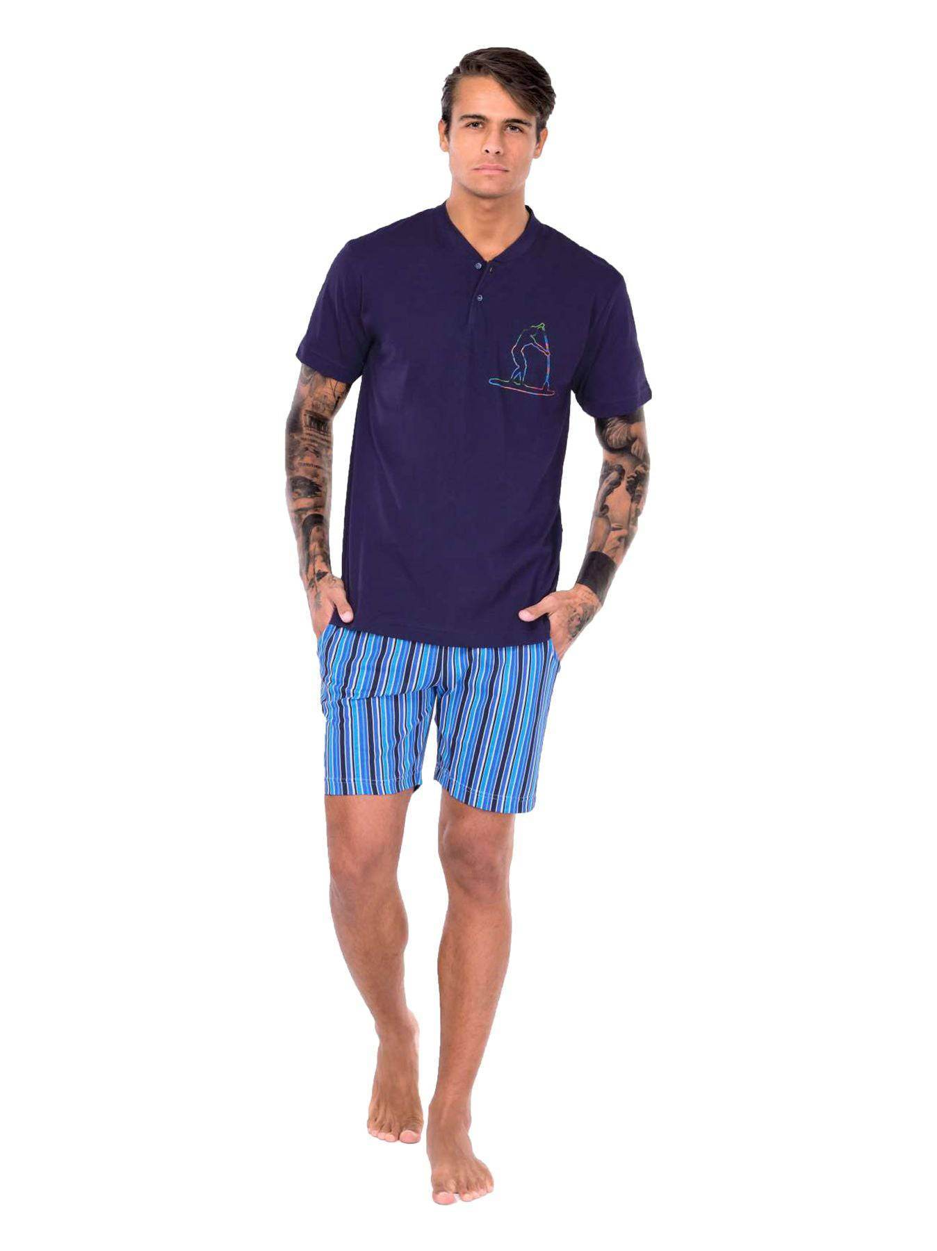 Pigiama Pigiama corto Uomo BARBADOS 4508 Ferrucci - evabiancheria